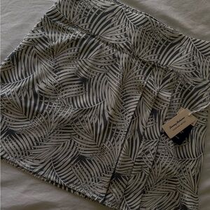 Tommy Bahama Monochrome Leaf Mini Skirt